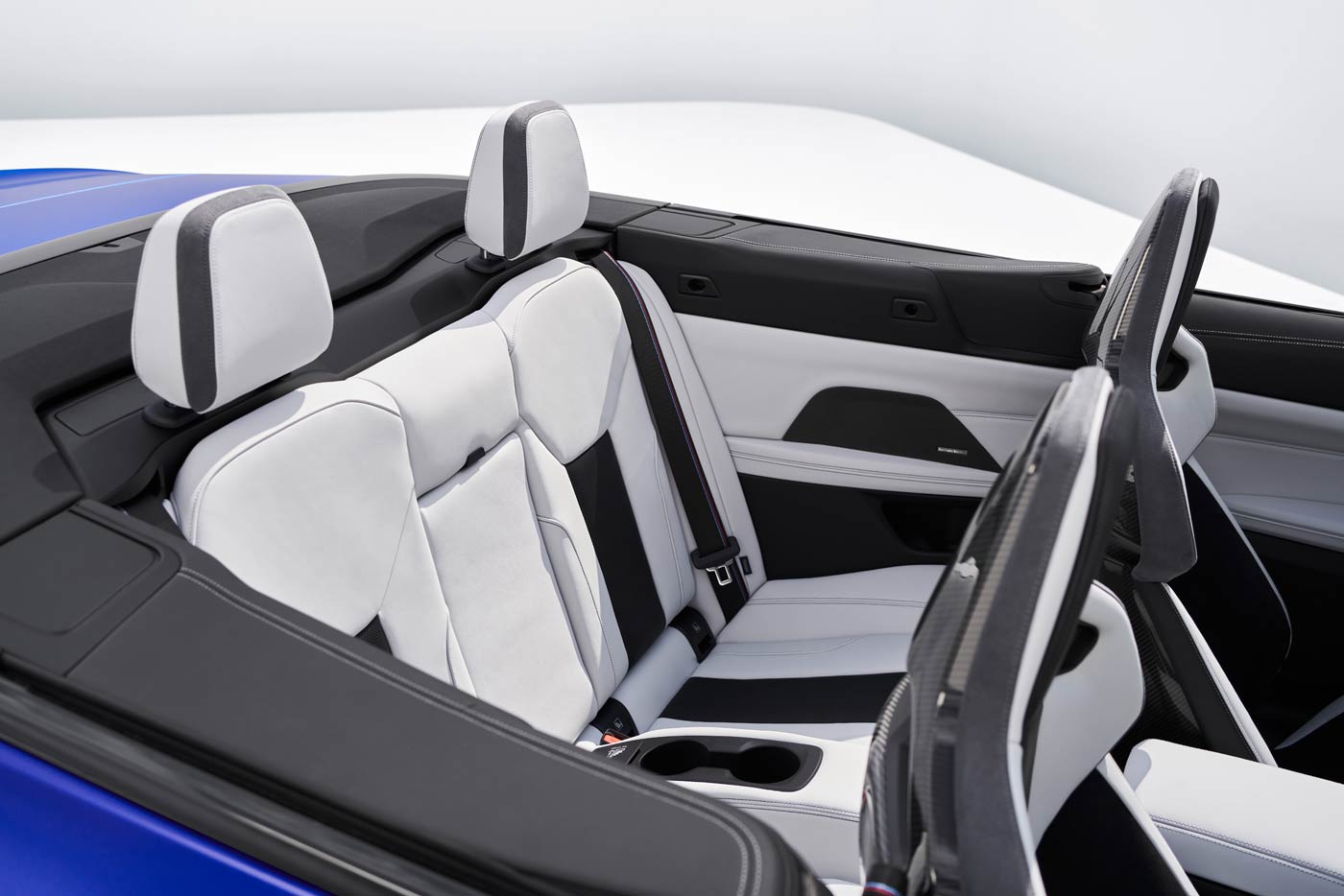 BMW M4 Competition Convertible rear seats