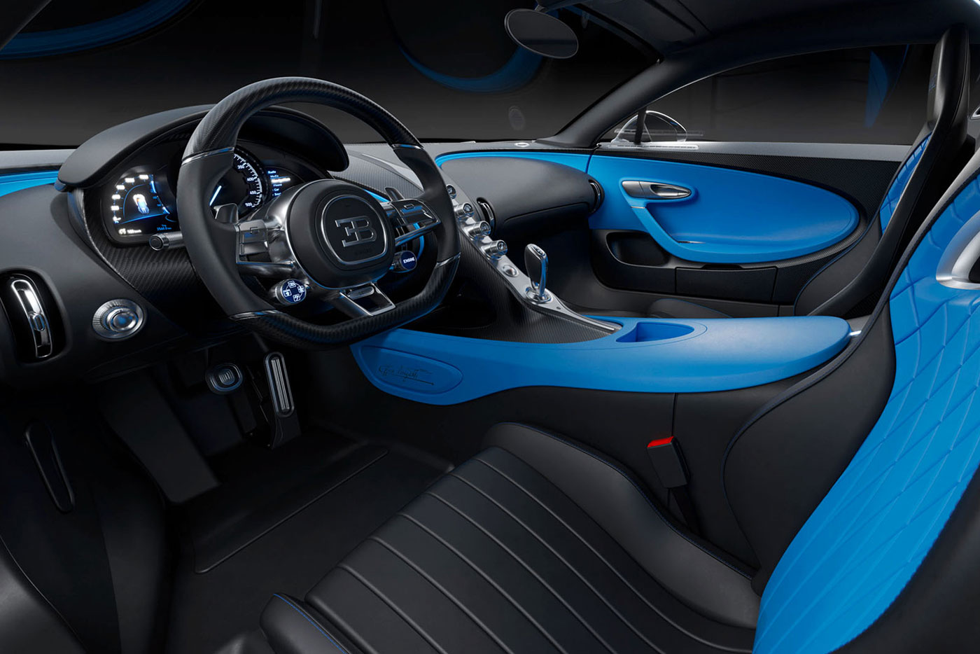 Bugatti Chiron interior
