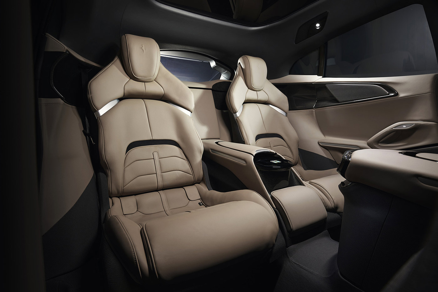 Ferrari Purosangue rear seats