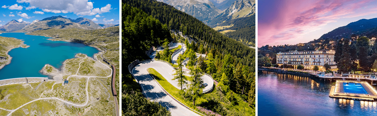 Italy supercar driving holiday Alps