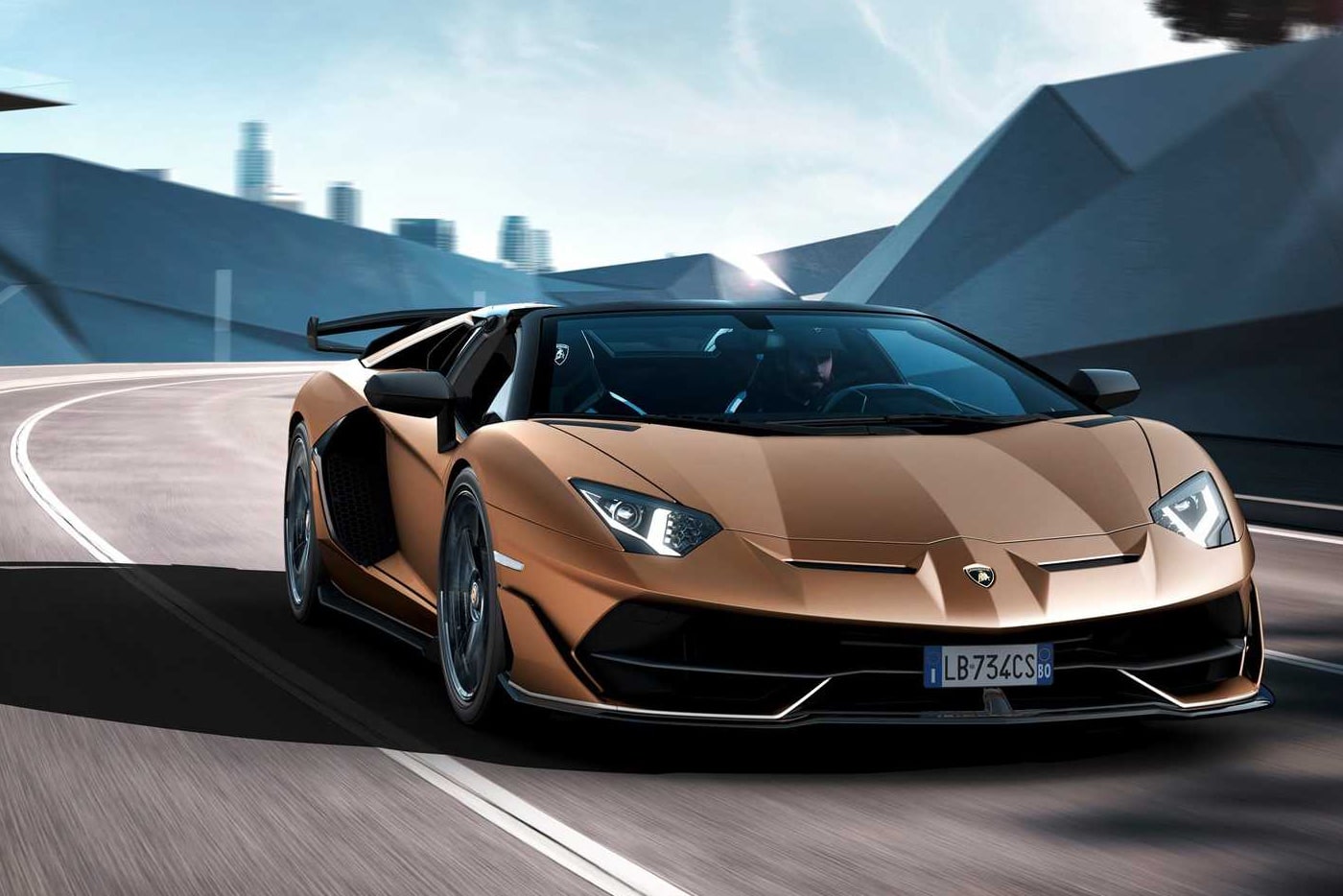 Lamborghini Aventador SVJ Roadster rental Europe