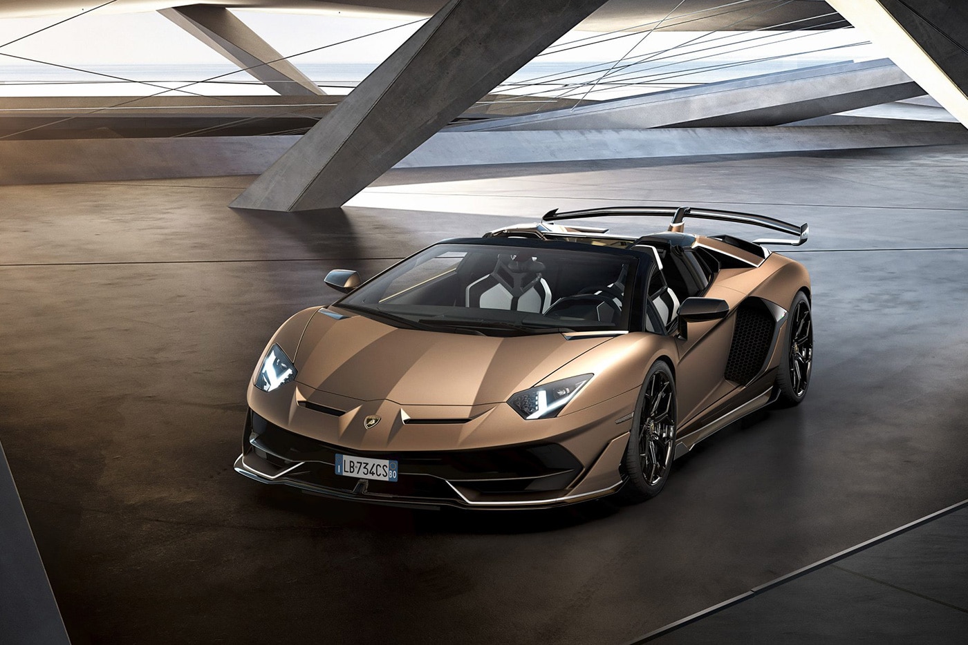 Lamborghini Aventador SVJ Roadster supercar hire Europe