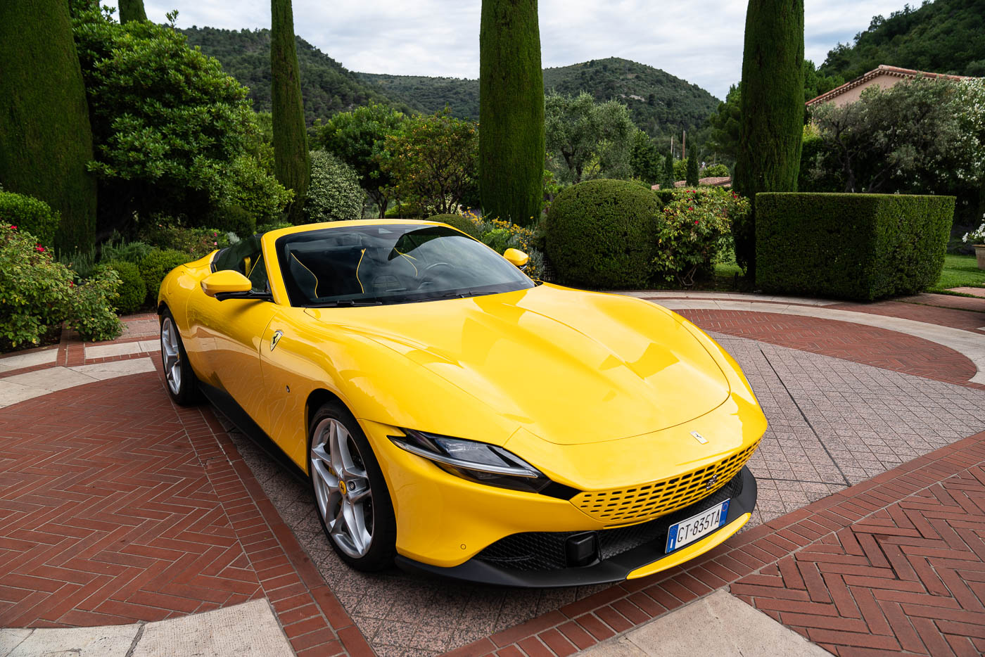 Luxury car hire Europe Ferrari Roma Spider