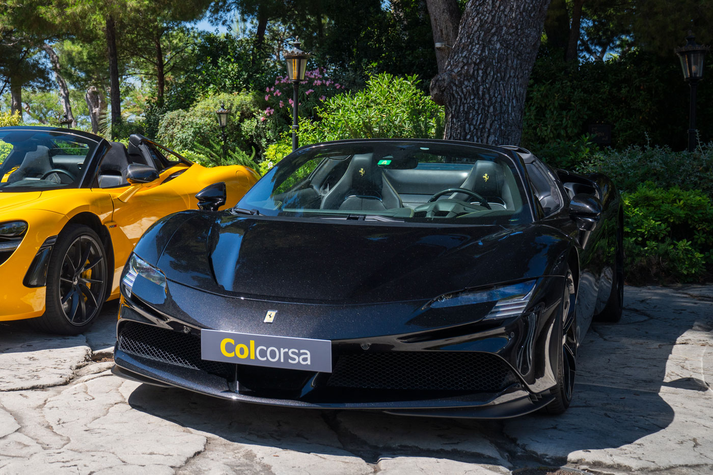 Luxury car hire Europe Ferrari SF90 Spider