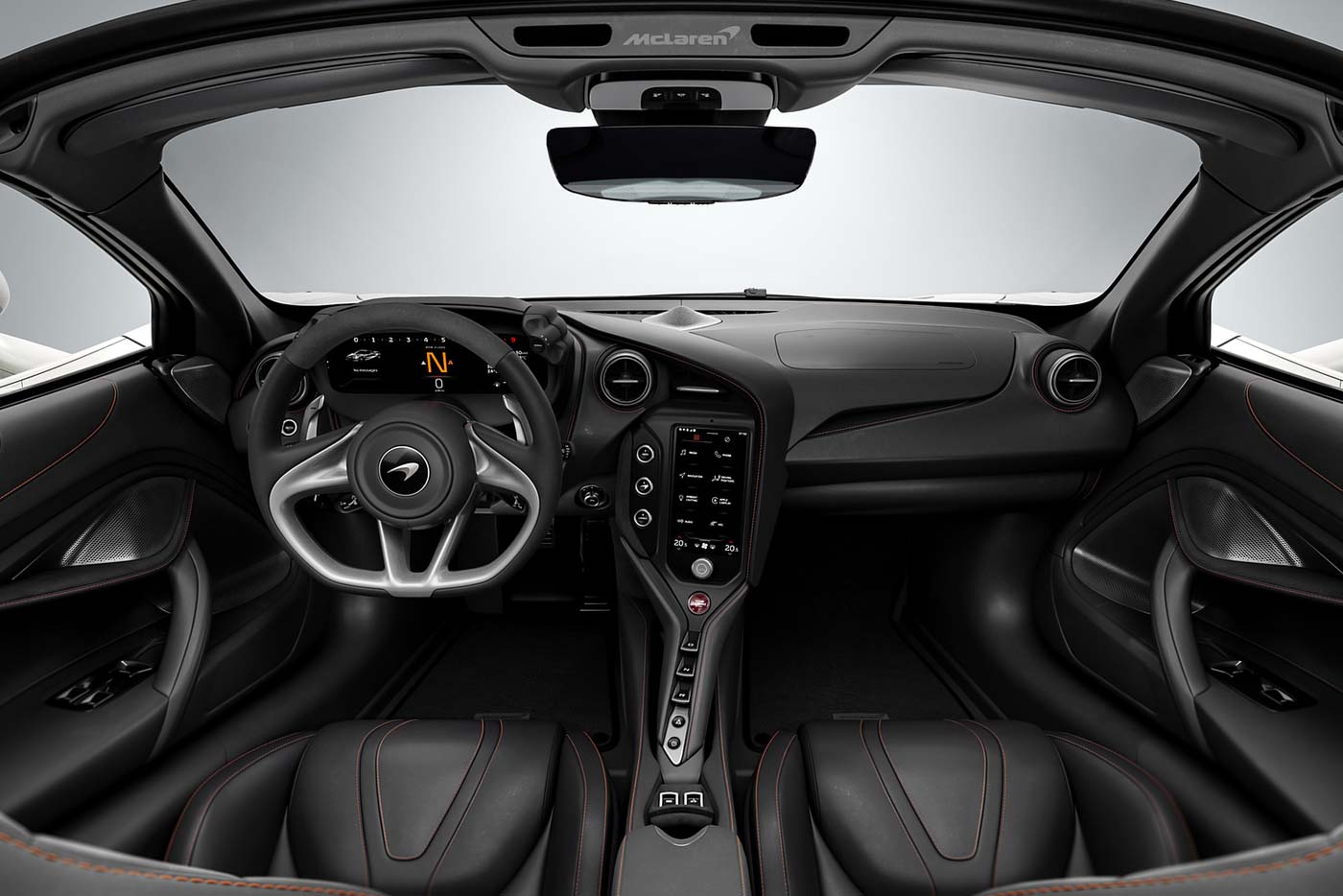 McLaren 750S Spider interior