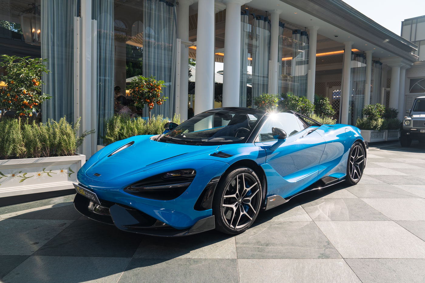 McLaren 765LT Spider supercar hire Europe