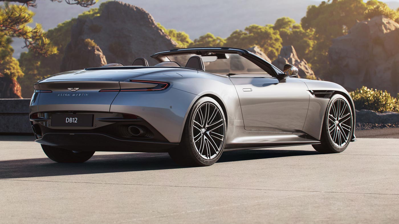 Sports car hire Aston Martin DB12 Volante